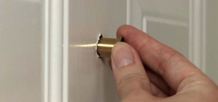 peephole door repair in La Mesa